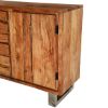 Picture of Modern Pioneer Acacia Wood Live Edge 3 Drawer Large Sideboard