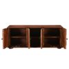 Picture of Riviera Rustic Mango Wood TV Stand with Cabinet Shelves