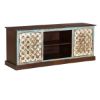 Picture of Cincinnati Intricate Handcrafted Wide Accent Media Console Cabinet