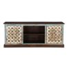 Picture of Cincinnati Intricate Handcrafted Wide Accent Media Console Cabinet