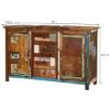 Picture of Arizona Rustic Reclaimed Wood 4 Drawer Large Sideboard Cabinet