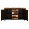 Picture of Arizona Rustic Reclaimed Wood 4 Drawer Large Sideboard Cabinet