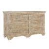 Picture of Carolina Distressed Mango Wood White Bedroom Dresser With 6 Drawers