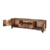 Picture of Boulder Handcrafted 2-Drawer Rustic Mango Wood TV Stand Media Console