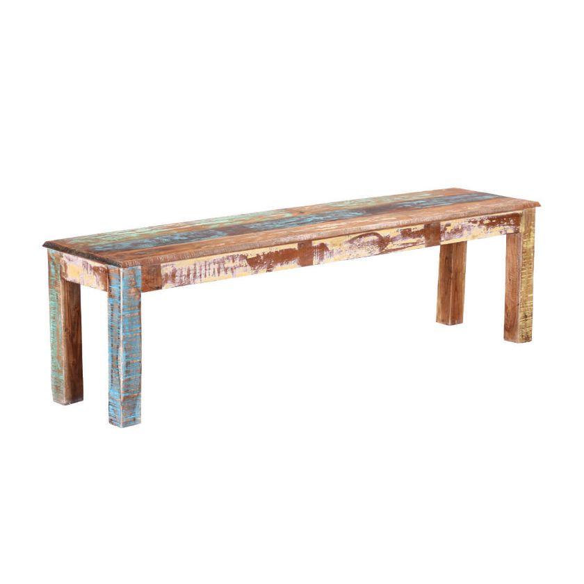 Picture of Olsen Rustic Colors Reclaimed Wood Backless Dining Bench