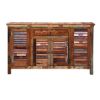 Picture of Tangier Reclaimed Wood 4 Shutter Door Dining Room Large Sideboard