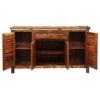 Picture of Tangier Reclaimed Wood 4 Shutter Door Dining Room Large Sideboard
