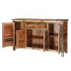 Picture of Tangier Reclaimed Wood 4 Shutter Door Dining Room Large Sideboard