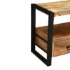 Picture of Roxborough Rustic Mango Wood 3 Drawer Industrial Tv Media Console