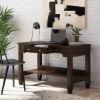 Picture of Lincoln Solid Wood Writing Desk with Drawer & Flip Top