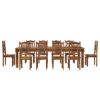 Picture of San Francisco Rustic 12 Piece Transitional Dining Room Set
