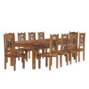 Picture of San Francisco Rustic 12 Piece Transitional Dining Room Set