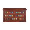 Picture of Mallorca Floral Tiled Solid Wood 7 Drawer Standard Horizontal Dresser