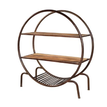 Picture of Menasha 3 Open Shelf Industrial Round Bookcase