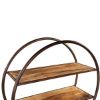 Picture of Menasha 3 Open Shelf Industrial Round Bookcase