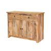 Picture of Waldo Rustic Mango Wood 2 Drawer Storage Buffet Cabinet