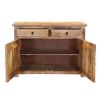 Picture of Waldo Rustic Mango Wood 2 Drawer Storage Buffet Cabinet