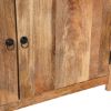 Picture of Waldo Rustic Mango Wood 2 Drawer Storage Buffet Cabinet