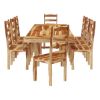 Picture of Bluffton Classic Handcrafted Solid Rosewood 10 Piece Dining Room Set