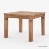 Picture of Salemo Rustic Wood Handcrafted Square Kitchen Table