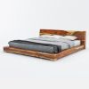 Picture of Sierra Nevada Rustic Solid Wood Low Profile 4 Pc Bedroom Set