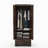 Picture of Sierra Nevada Handcrafted Solid Wood 4 Drawer Tall Armoire Closet
