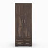 Picture of Sierra Nevada Handcrafted Solid Wood 4 Drawer Tall Armoire Closet