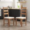 Picture of Salemo  Wood Upholstered Ladder-Back Chair