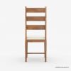 Picture of Salemo  Wood Upholstered Ladder-Back Chair
