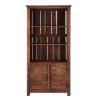 Picture of Morgantown Rustic Solid Wood Bookcase with Door