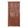 Picture of Morgantown Rustic Solid Wood Bookcase with Door