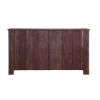 Picture of Winter White Rustic Solid Wood 4 Drawer Large Sideboard Cabinet