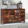 Picture of Appalachian Rustic Reclaimed Wood Apothecary Cabinet with 16 Drawers