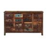 Picture of Appalachian Rustic Reclaimed Wood Apothecary Cabinet with 16 Drawers