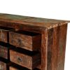 Picture of Appalachian Rustic Reclaimed Wood Apothecary Cabinet with 16 Drawers