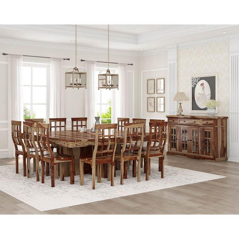 Picture of Dallas Ranch Square Solid Wood Dining Room Set