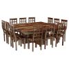 Picture of Dallas Ranch Square Solid Wood Dining Room Set