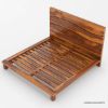 Picture of Santa Barbara Solid Wood High Headboard Platform Bed