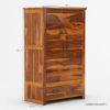 Picture of Santa Barbara Solid Wood Large Bedroom Armoire Wardrobe With Drawers