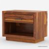 Picture of Santa Barbara Solid Wood 1 Drawer Nightstand