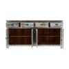 Picture of Tucson Rainbow Solid Wood Dining Room Sideboard Cabinet with Drawer