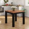Picture of Mason Rustic Solid Wood 2 Tone Square Kitchen Table