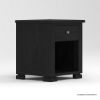 Picture of Athena Solid Wood 1 Drawer Nightstand
