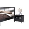 Picture of Modern Midnight Solid Wood Nightstand with Storage
