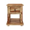 Picture of Larvik Rustic Solid Wood 1 Drawer Nightstand
