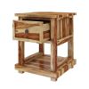 Picture of Larvik Rustic Solid Wood 1 Drawer Nightstand