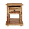 Picture of Larvik Rustic Solid Wood 1 Drawer Nightstand