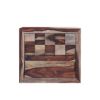 Picture of Walsenburg Checkered Solid Wood Flip Door Captains Bedside Nightstand