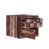 Picture of Walsenburg Checkered Solid Wood Flip Door Captains Bedside Nightstand