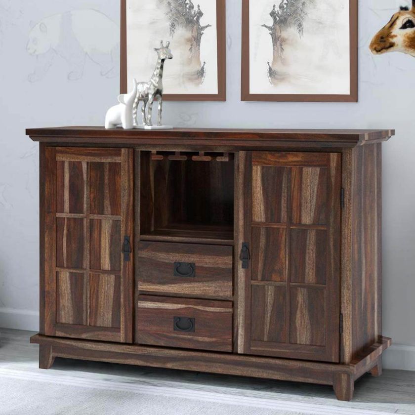 Picture of  Alabama Modern Stylish Solid Wood 2 Drawer Sideboard Cabinet